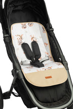 Sensillo Muszlin babakocsi betét - bézs nyuszi