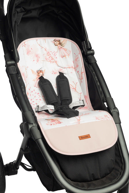 Sensillo Muszlin babakocsi betét - Tündérrózsaszín