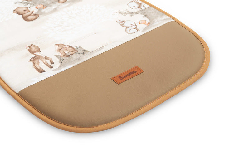 Sensillo Muszlin betét babakocsihoz - Barna zsaruk