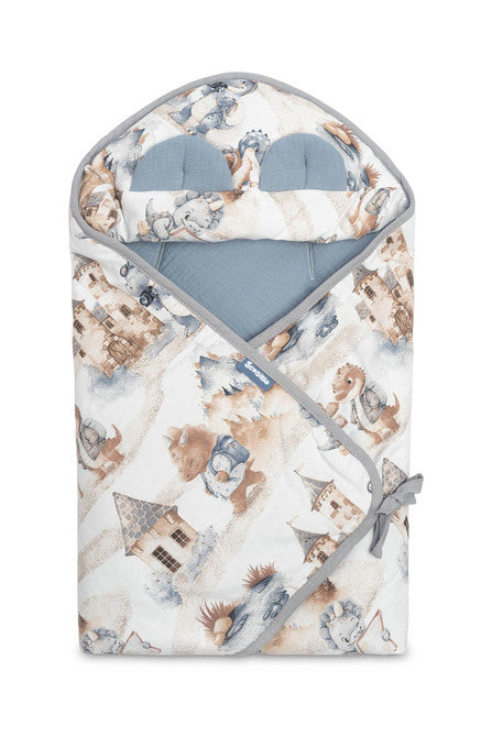 Sensillo Muszlin mózeskosár pólya - Dragons Jeans