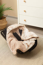 Sensillo Muszlin mózeskosár pólya - Barna Cops