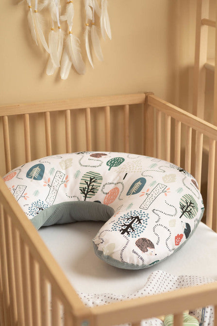 Sensillo Muszlin Párna Etetésre - Smaragdzöld Süni