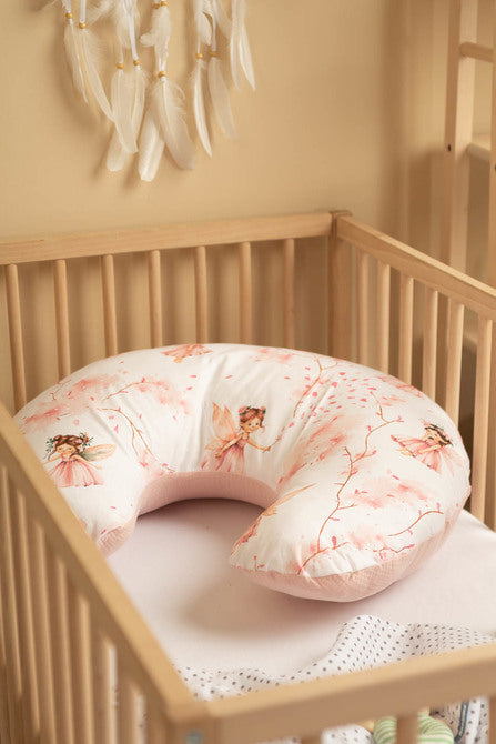 Sensillo Muszlin párna etetéshez - Tündérrózsaszín