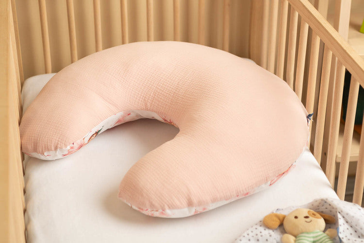 Sensillo Muszlin párna etetéshez - Tündérrózsaszín