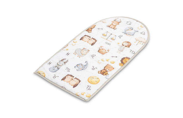 Sensillo Babafészek Muszlin - Szürke csillagjegy + Párna