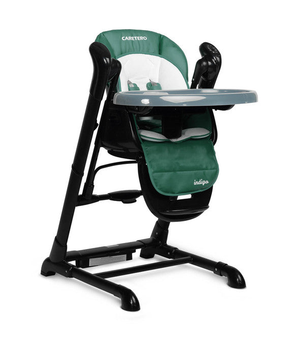 Caretero Etetőszék + Hinta Indigó Fekete Zöld
