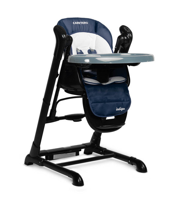 Caretero Etetőszék + Hinta, Indigó Fekete, Sötétkék
