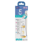 Chicco 153992 Perfect5 A/Kol 300 ml-es szilikon cumi Semleges 4+