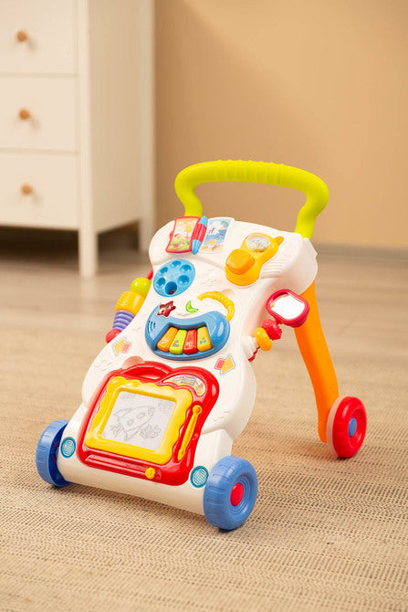 Toyz Oktatójáték - Szivárványszínű zenélő tolóka