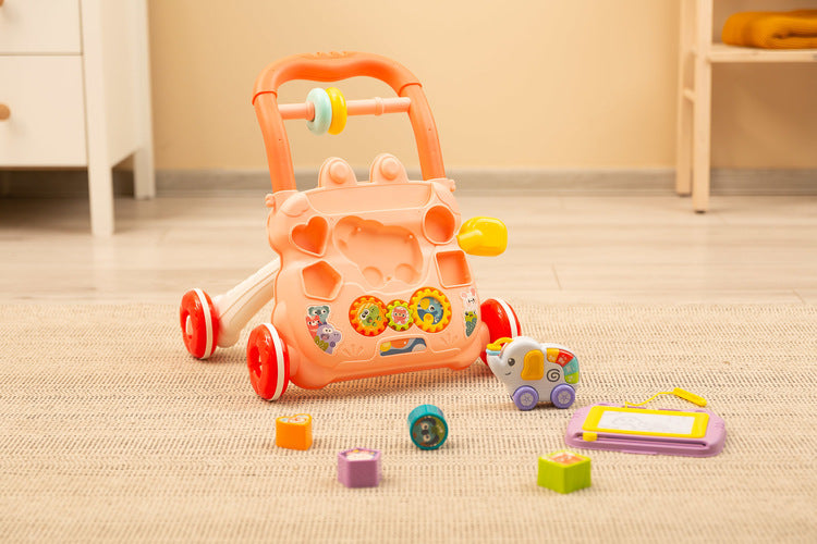 Toyz Oktatójáték - Állatkerti Tologató Rózsaszín