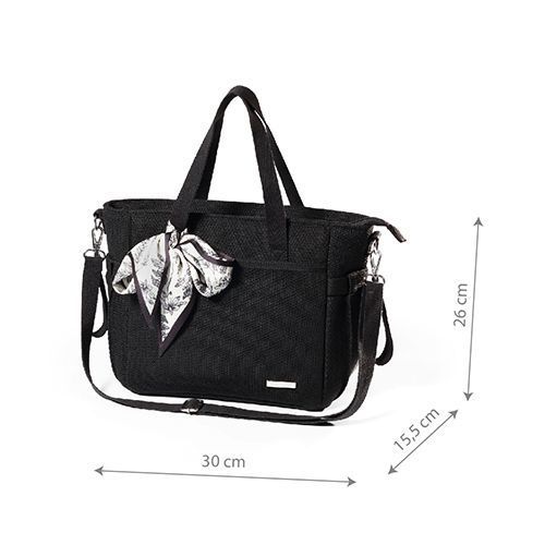 Babyono 1571/01 Anyatáska/Babakocsitáska Carmen, Fekete