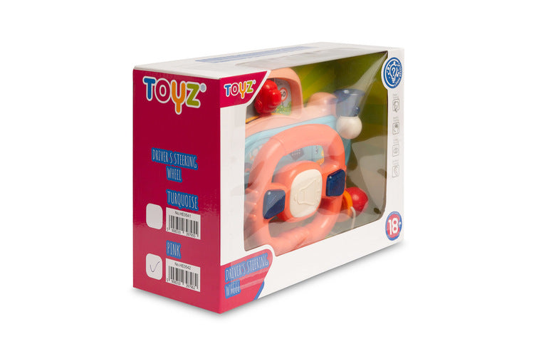 Toyz Oktatójáték - Versenyző Kormánya Rózsaszín