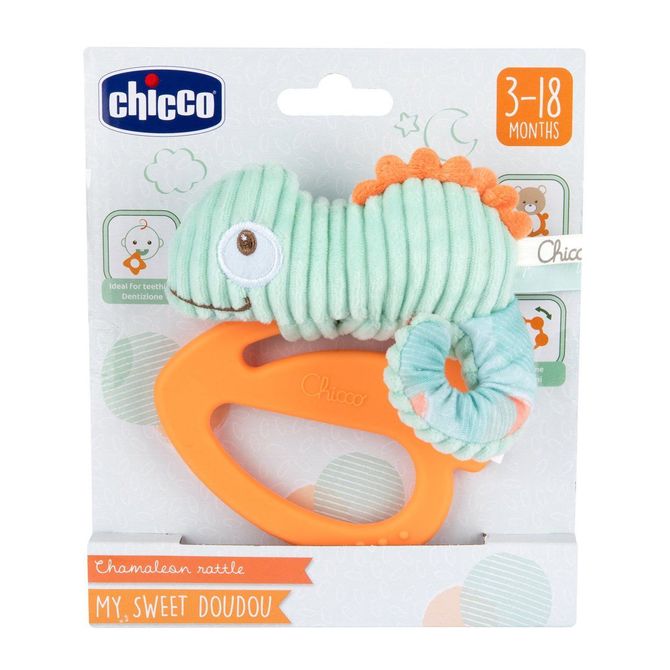 Chicco kaméleon baba csörgő rágókával