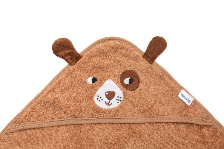 Sensillo Puha fürdőlepedő kutyáknak 90x90-es barna színben