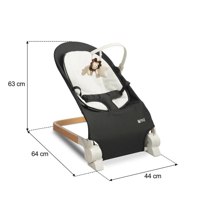 Caretero Ugrálóvár fenyő fekete