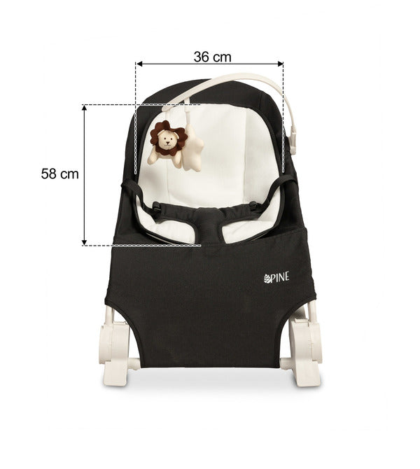 Caretero Ugrálóvár fenyő fekete