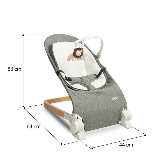 Caretero Ugrálóvár fenyőszürke