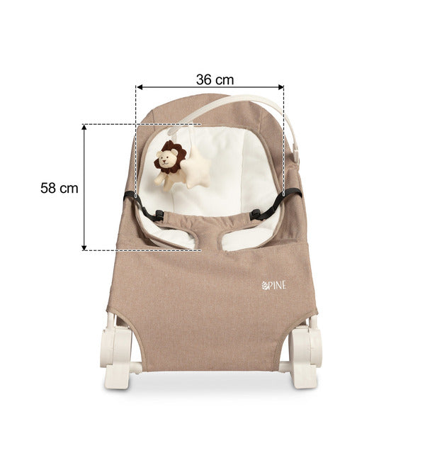 Caretero Ugrálóvár fenyőbarna