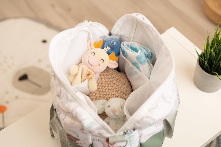 Sensillo Babakocsi táska öko bőr sün smaragdzöld