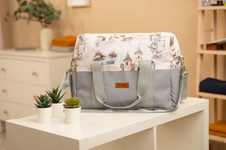 Sensillo Babakocsi táska öko bőr Dragons Jeans