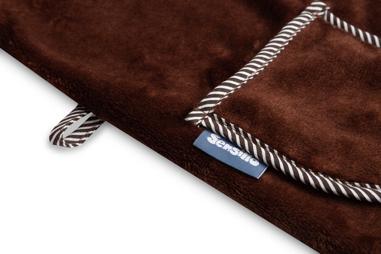 Sensillo Puha, barna színű mackós fürdőköpeny