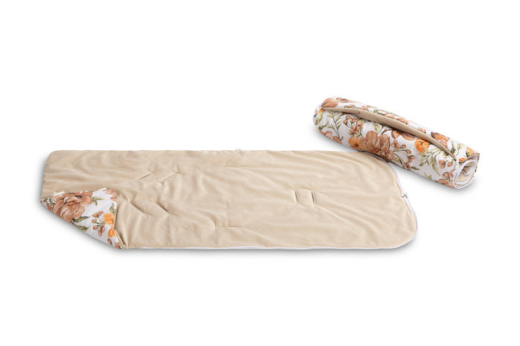 Sensillo Bársony Romper Táska - Bézs Négyzet