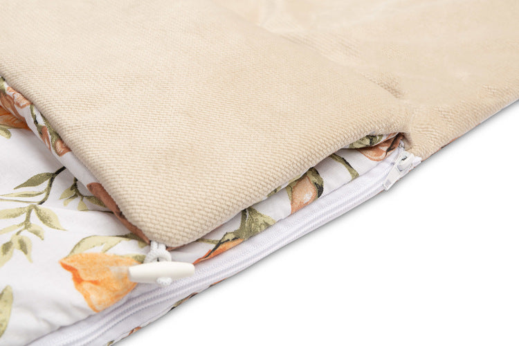 Sensillo Bársony Romper Táska - Bézs Négyzet