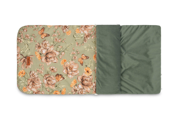 Sensillo Bársony Romper Táska - Zöld Négyzet