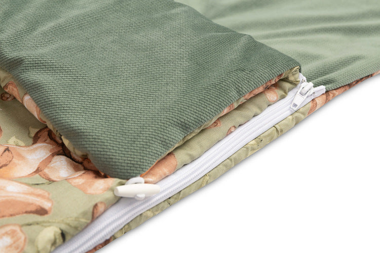 Sensillo Bársony Romper Táska - Zöld Négyzet