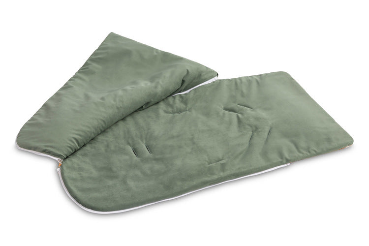 Sensillo Bársony Romper Táska - Zöld Négyzet