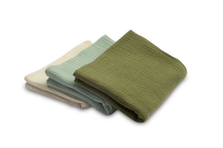 Sensillo Muszlin pelenka egyenruha zöld (csomag - 3 db)