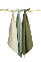 Sensillo Muszlin pelenka egyenruha zöld (csomag - 3 db)