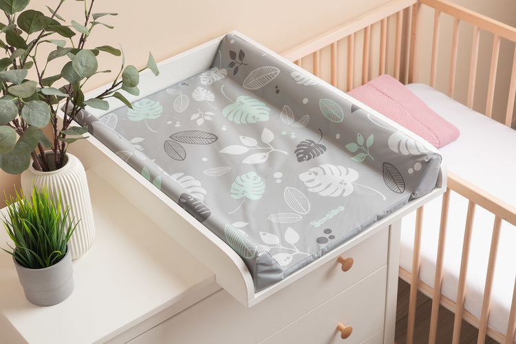 Sensillo Puha pelenkázó alátét - Virágos szürke