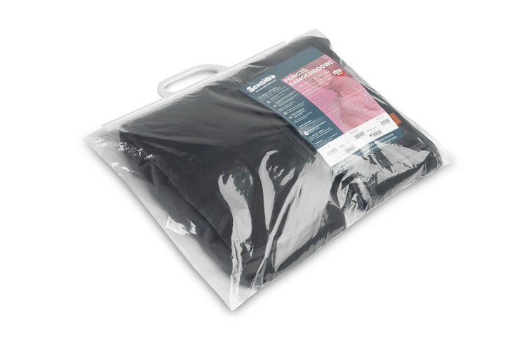 Sensillo Autósülés poncsó grafit színű plüss