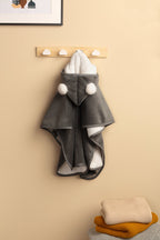 Sensillo Autósülés poncsó grafit színű plüss