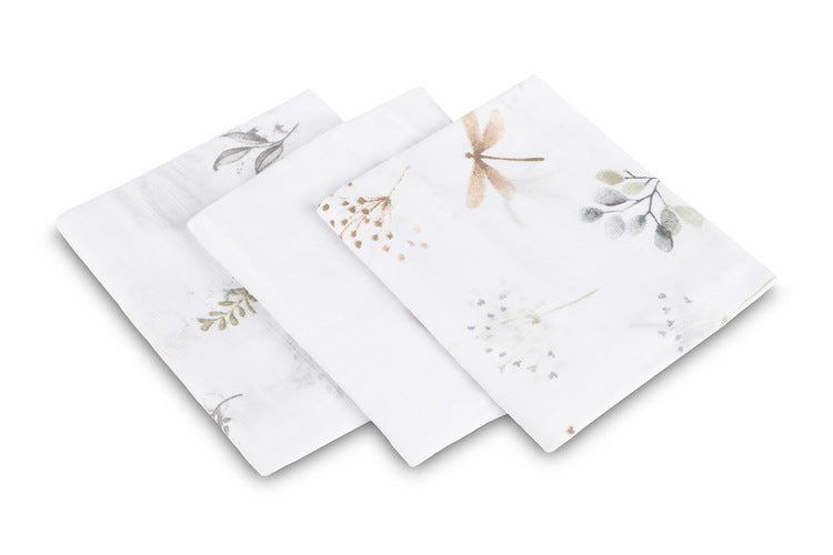 Sensillo Muszlin pelenka 3 db-os csomag – Fehér