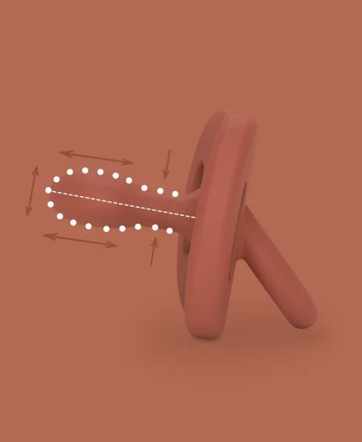 Suavinex 081672 Sx Pro cumi 0-6 új, teljesen tégla mintás 308094