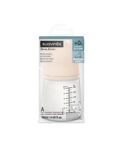 Suavinex 049986 180 ml-es Zero - Adaptív 304590 palack