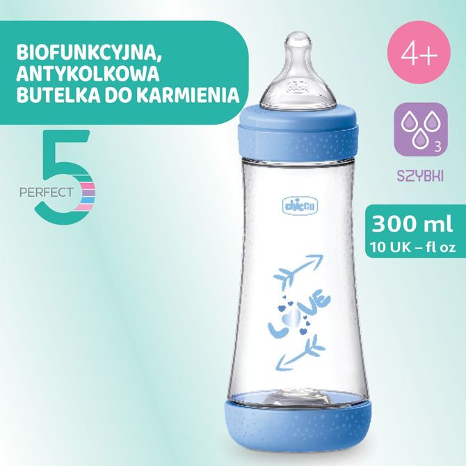 Chicco 153985 Perfect5 üveg 300 ml Fast Boy