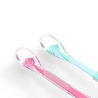 Babyono 1460/02 Baby's Smile rózsaszín szilikon kanál