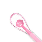 Babyono 1460/02 Baby's Smile rózsaszín szilikon kanál