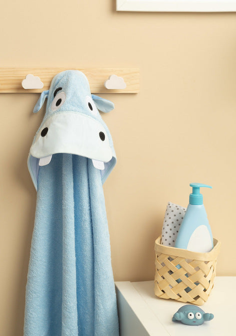 Sensillo Waterfriends fürdőtakaró 100x100 Hippo kék