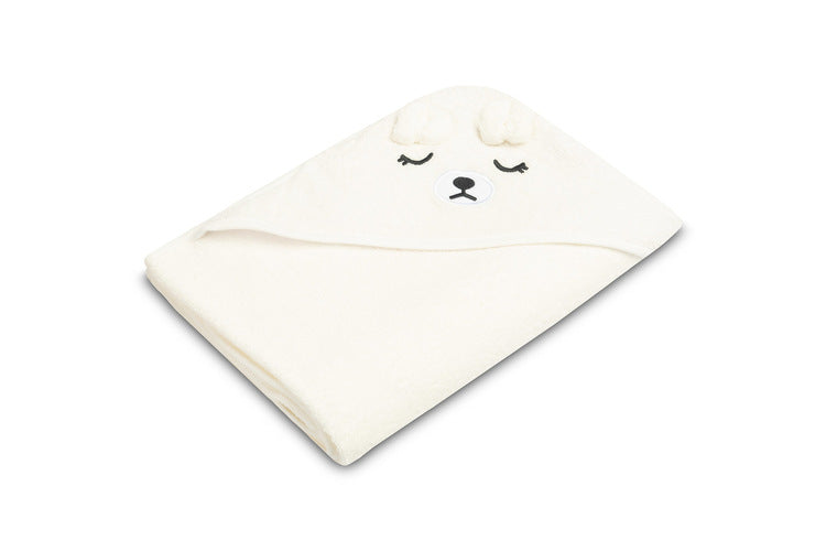 Sensillo Bathfriends kádtakaró 100x100, fehér, medve