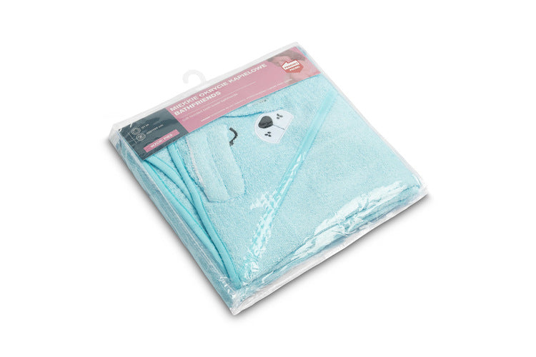 Sensillo Bathfriends kádtakaró 100x100, kutyakék