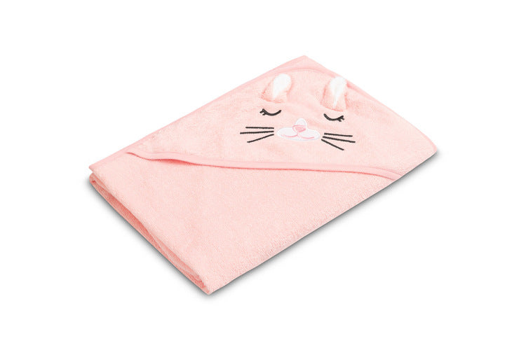 Sensillo Bathfriends kádtakaró 100x100-as, nyúlrózsaszín