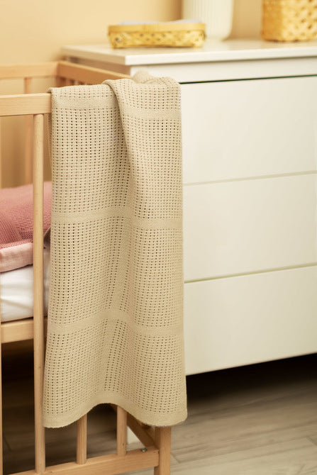 Sensillo Áttört takaró Moli bézs kávé