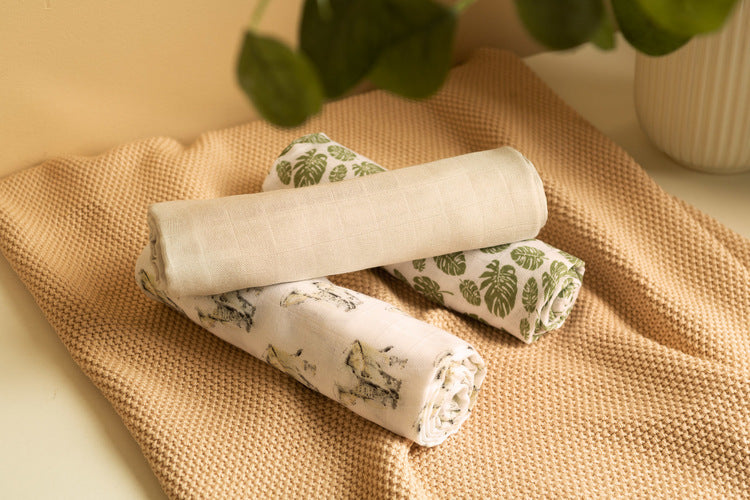 Sensillo Bambusz pelenka 3 db-os Elefántszürke 70x80 cm