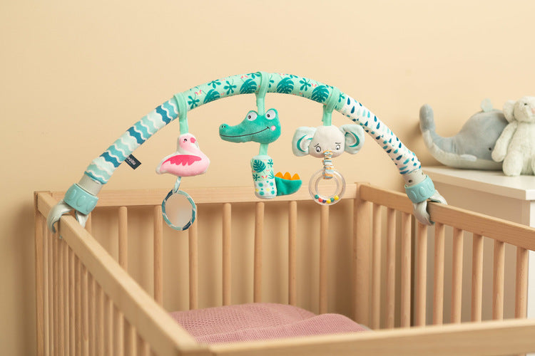Sensillo Színes babakocsi kormányrúd dzsungel