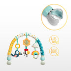 Sensillo Színes babakocsi kormányrúd dzsungel