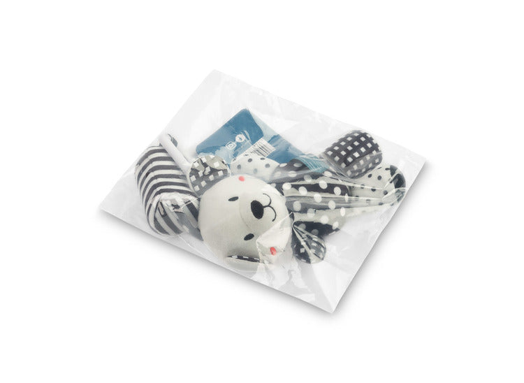 Sensillo Fekete-fehér babakocsi medál medve